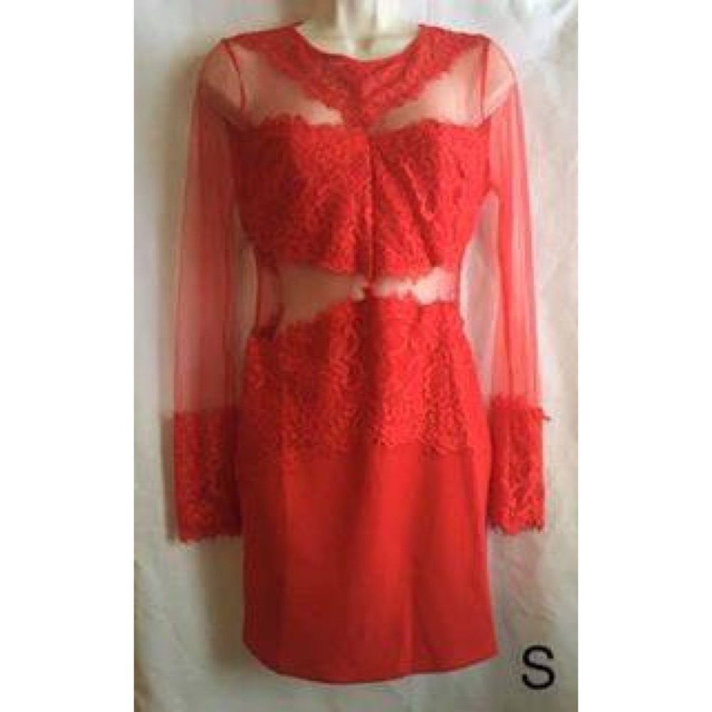 Lace Long Sleeve Dress